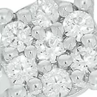 Lab Created Diamond Accent Lab-Grown Elegant Promise Ring Sterling Silver