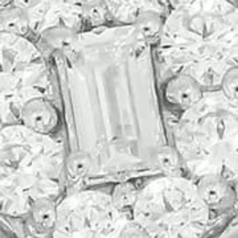Lab Created 1/5 Carat Lab-Grown Diamond Sparkling Round Halo Promise Ring Sterling Silver