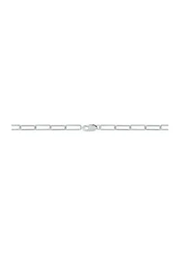1/6 ct. t.w. Diamond Paperclip Bar Bracelet in Sterling Silver