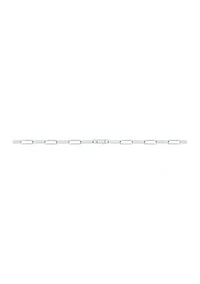 1/4 ct. t.w. Diamond Paperclip Bar Bracelet in Sterling Silver