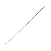 Lab Created 1.50 ct. t.w. Created Blue Sapphire Paperclip Tenis Bracelet in Sterling Silver