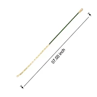 Lab Created 1.50 ct. t.w. Created Emerald Paperclip Tenis Bracelet in Sterling Silver