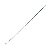 Lab Created 1.50 ct. t.w. Created Emerald Paperclip Tenis Bracelet in Sterling Silver