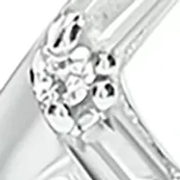 1/6 ct. t.w. Diamond Dangle Earrings in Sterling Silver