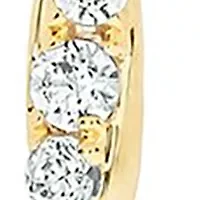 1/6 ct. t.w. Diamond liner Earring in 10K Yellow Gold