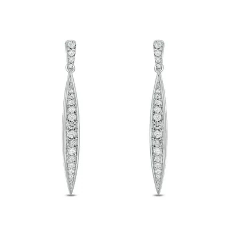 1/3 ct. t.w. Diamond Fashion Earring In Sterling Silver