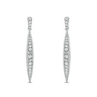 1/3 ct. t.w. Diamond Fashion Earring In Sterling Silver