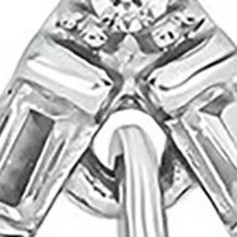 1/4 ct. t.w. Diamond Drop Earring In Sterling Silver
