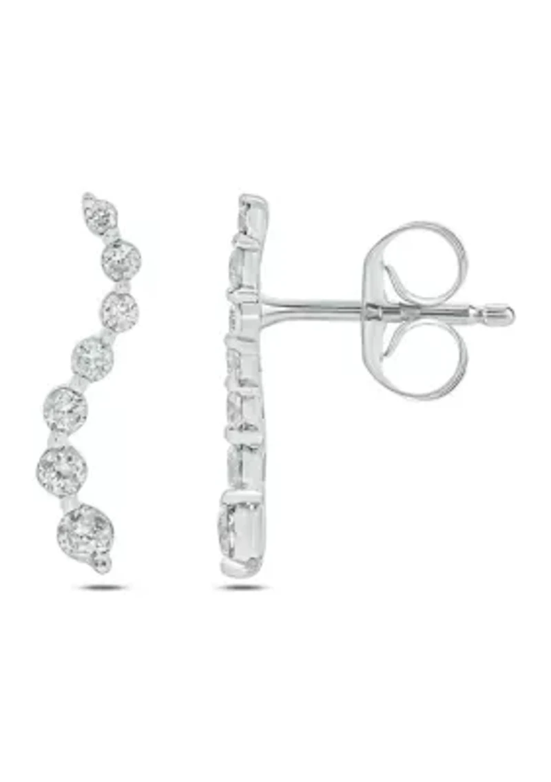 1/4 ct. t.w. Diamond Fashion Earring In 14K White Gold