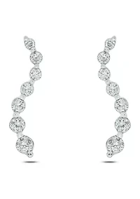 1/4 ct. t.w. Diamond Fashion Earring In 14K White Gold