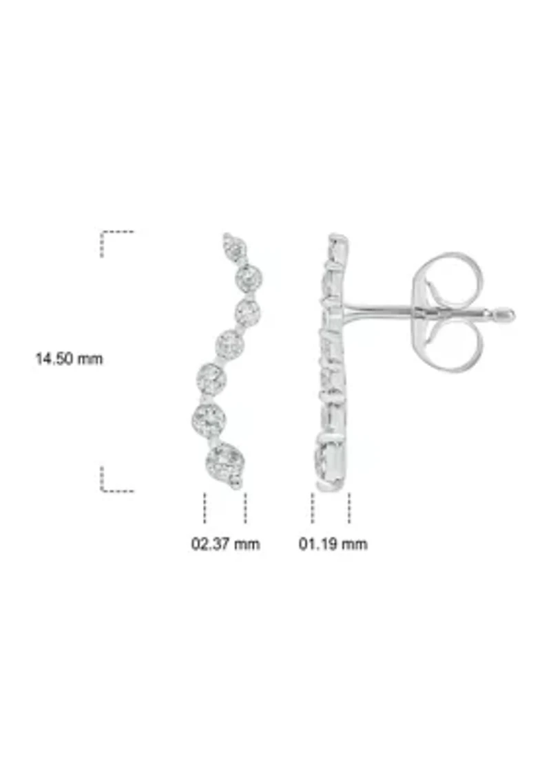 1/4 ct. t.w. Diamond Fashion Earring In 14K White Gold