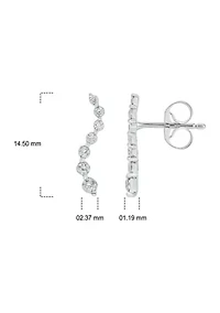 1/4 ct. t.w. Diamond Fashion Earring In 14K White Gold