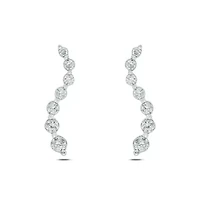 1/4 ct. t.w. Diamond Fashion Earring In 14K White Gold