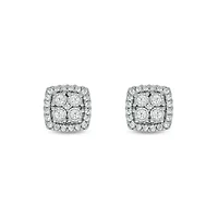 1/4 ct. t.w. Diamond Fashion Earring In Sterling Silver