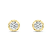 1/4 ct. t.w. Diamond Stud Earring In 10K Yellow Gold