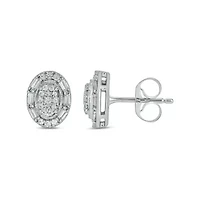 1/4 ct. t.w. Diamond Fashion Earring In Sterling Silver
