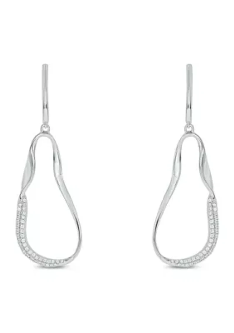 1/3 ct. t.w. Diamond Fashion Earring In Sterling Silver