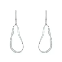 1/3 ct. t.w. Diamond Fashion Earring In Sterling Silver