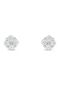 3/8 ct. t.w. Diamond Stud Earring In 10K White Gold