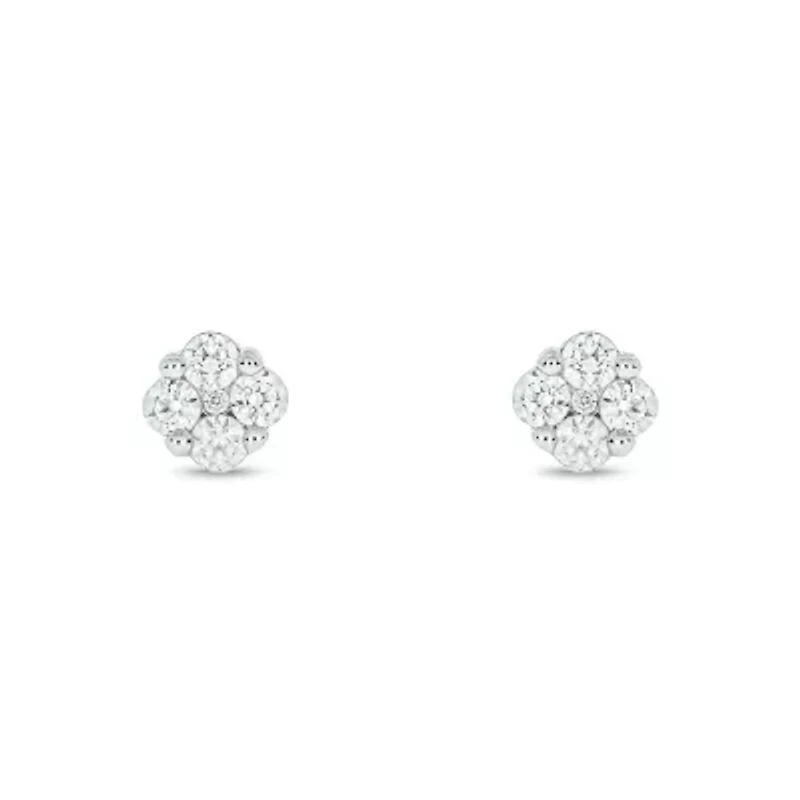 3/8 ct. t.w. Diamond Stud Earring In 10K White Gold