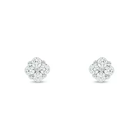 3/8 ct. t.w. Diamond Stud Earring In 10K White Gold