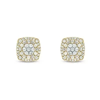 1/2 ct. t.w. Diamond Stud Earring In 10K Yellow Gold