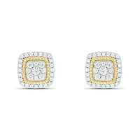 1/2 ct. t.w. Diamond Stud Earring In 10K Yellow Gold