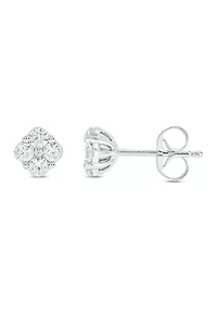 5/8 ct. t.w. Diamond Stud Earring In 10K White Gold