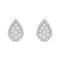 3/4 ct. t.w. Diamond Stud Earring In 10K White Gold