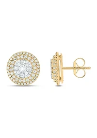 1.0 ct. t.w. Diamond Stud Earring In 10K Yellow Gold