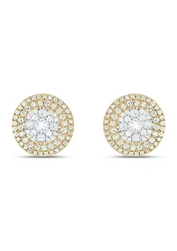 1.0 ct. t.w. Diamond Stud Earring In 10K Yellow Gold