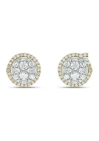 1.0 ct. t.w. Diamond Stud Earring In 10K Yellow Gold