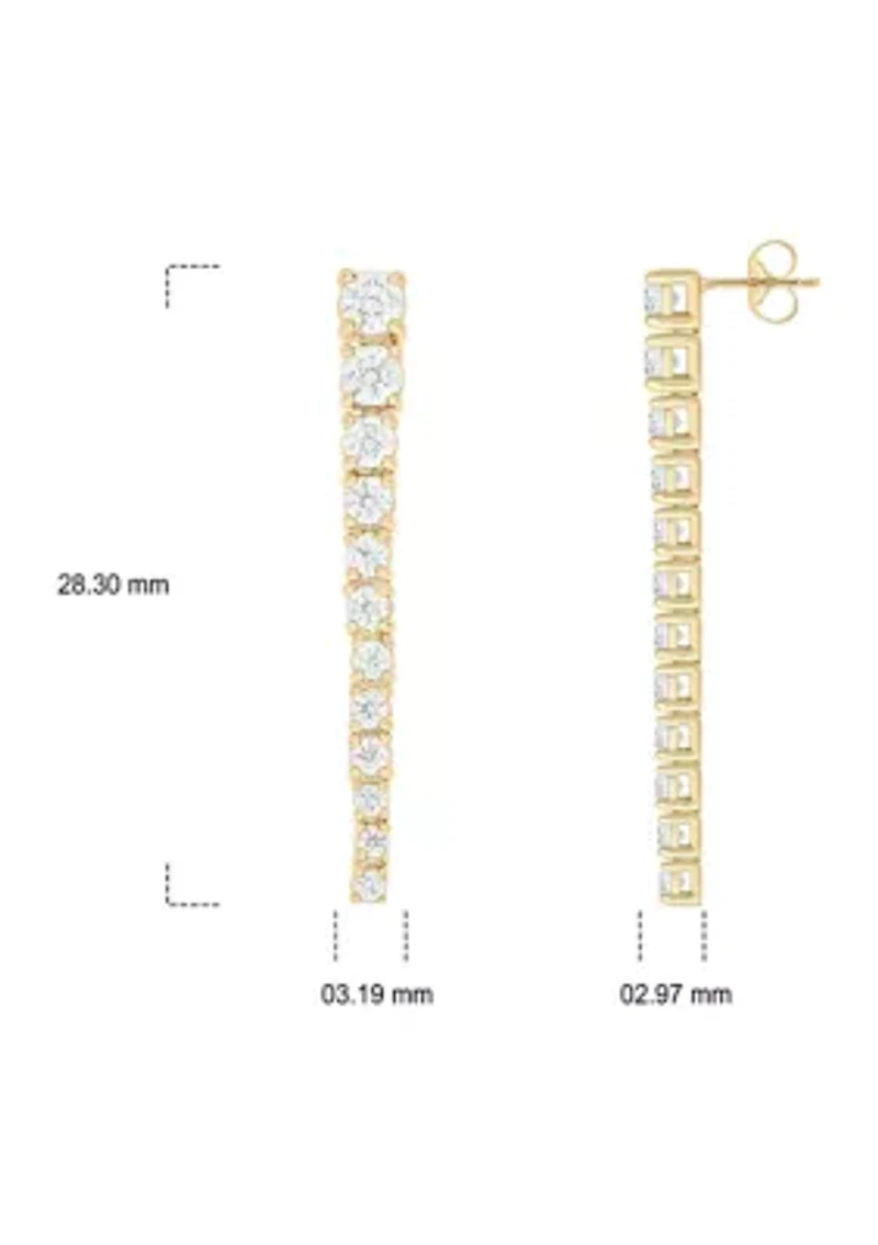 1.0 ct. t.w. Diamond Dangle Earring In 14K Yellow Gold