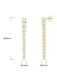 1.0 ct. t.w. Diamond Dangle Earring In 14K Yellow Gold