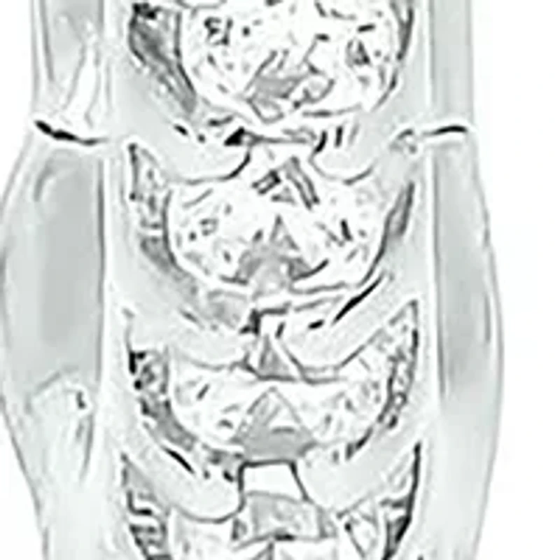 1/10 ct. t.w. Diamond Hoop Earring in 10K White Gold