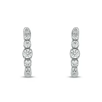 1/4 ct. t.w. Diamond Hoop Earring in sterling Silver