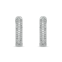 1/4 ct. t.w. Diamond Hoop Earring in sterling Silver