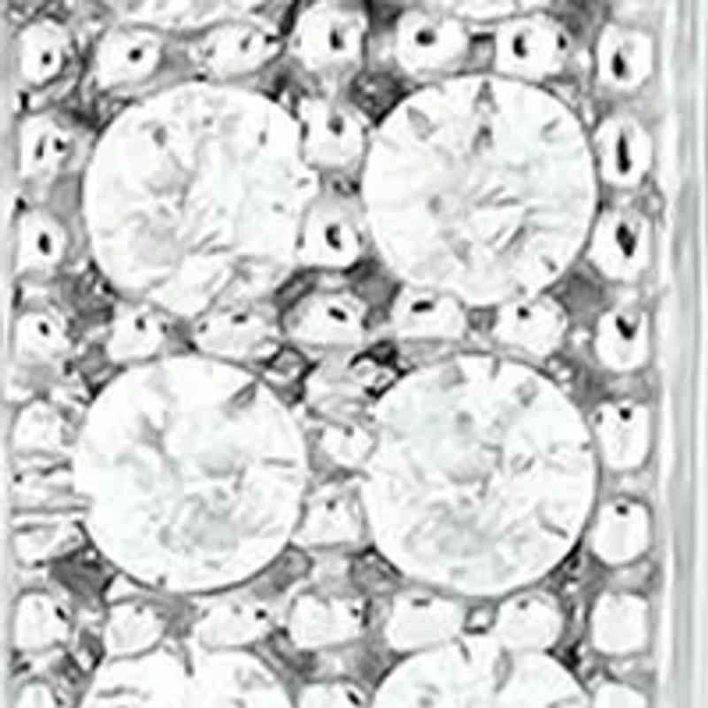 1/5 ct. t.w. Diamond Men's Hoop Earring in Sterling Silver