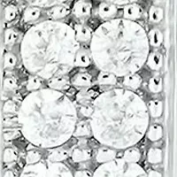 1/5 ct. t.w. Diamond Men's Hoop Earring in Sterling Silver