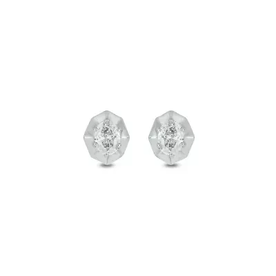 Lab Created 3/8 Carat Lab-Grown Diamond Stud Earrings