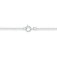 Diamond Accent Initial Infinity Lariat Necklace In Sterling Silver