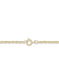 1/6 ct. t.w. Diamond Heart Necklace In 10K Yellow Gold