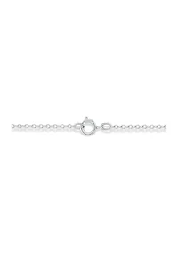 ct. t.w. Diamond Evil Eye Necklace In Sterling Silver