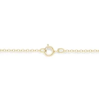 Lab Created 1 ct. t.w. Lab Grown Diamond Elegant V-Shaped Necklace in 10K Yellow Gold