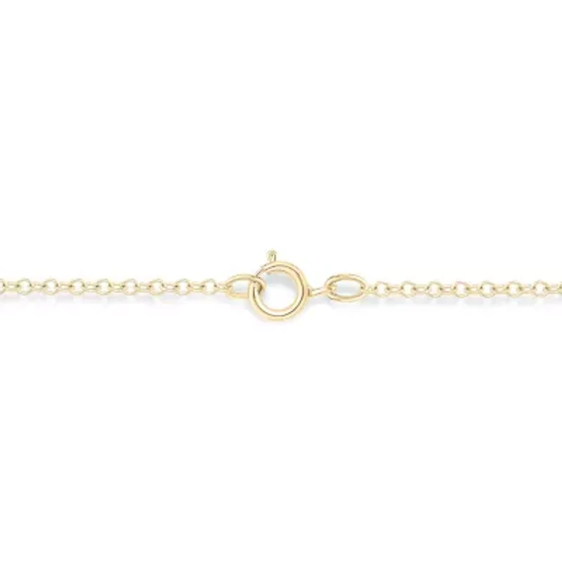 Lab Created 1 ct. t.w. Lab Grown Diamond Heart Shaped Necklace in 10K Yellow Gold