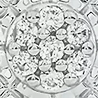 1/10 ct. t.w. Diamond Asterisk Star Pendant in Sterling Silver