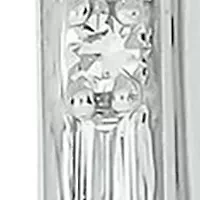 1/10 ct. t.w. Diamond Paper Clip styled Pendant in Sterling Silver