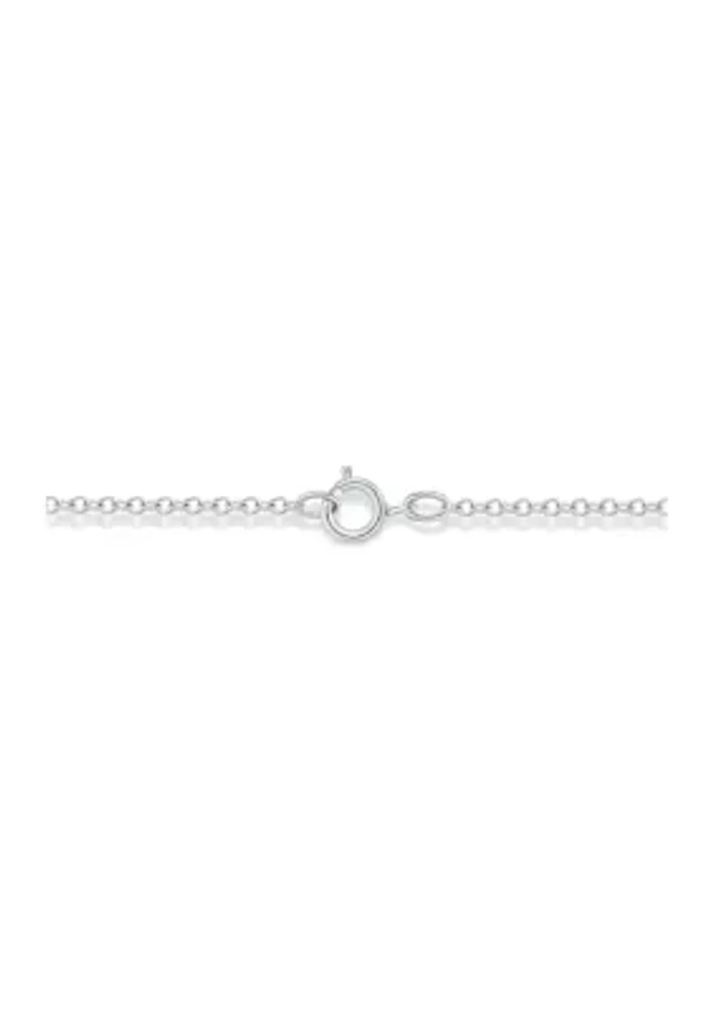 1/6 ct. t.w. Diamond Heart Pendant in Sterling Silver