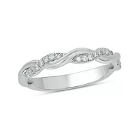 1/ ct. t.w. Diamond Anniversary Band in Sterling Silver