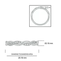 1/ ct. t.w. Diamond Anniversary Band in Sterling Silver